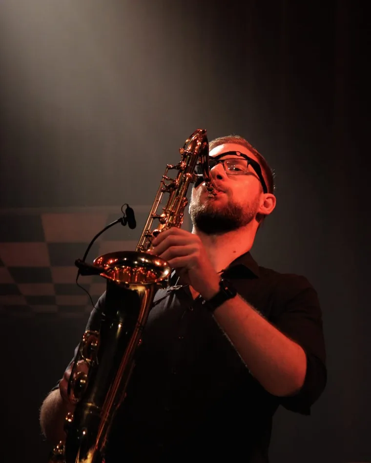 Marc Persborn, Saxofon bei Shrooms